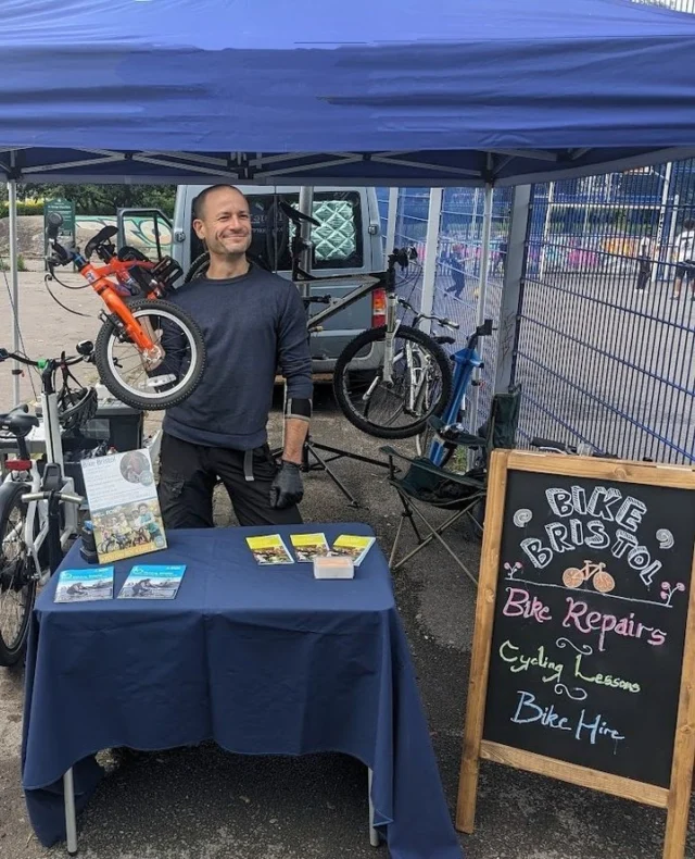 Bike Bristol are coming to deliver some bike maintenance classes for free! ⁠
⁠
The workshops are 2 hours long and will cover some basic maintenance such as gears, brakes and punctures.  They will be once a month until September.⁠
⁠
It's first come first serve so get booked in via the link in our bio or ask at reception!