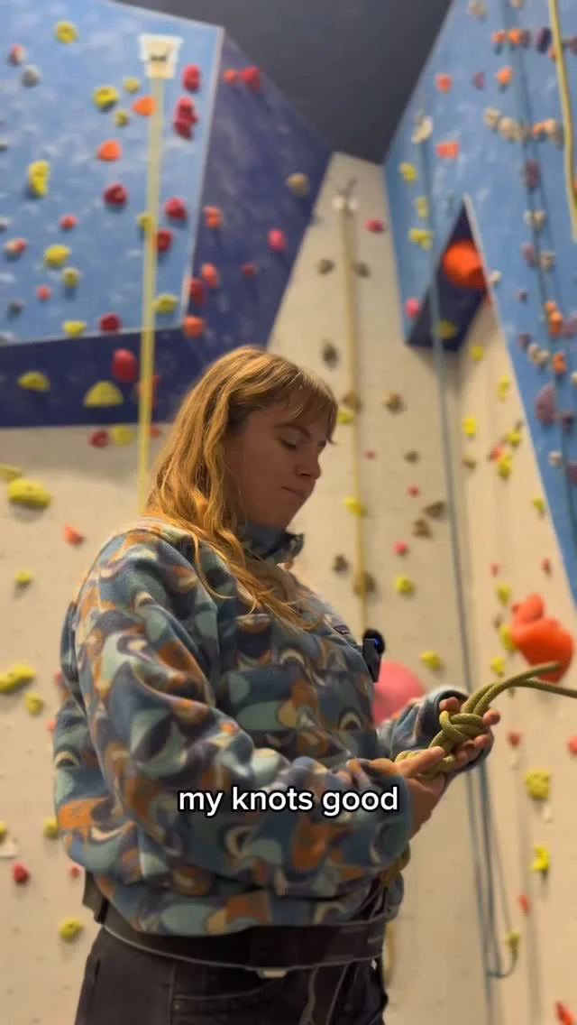 It might be time to book a Beginner’s Climbing Course...⁠
⁠
Learn everything you need to start climbing safely and confidently - from knots and belay techniques to partner checks, harnesses and climbing technique.⁠
⁠
And once you’ve finished? You’ll get two weeks of climbing on the house to put it all into practice.